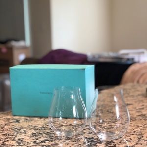 Tiffany & Co. Riedel “O” Pinot Wine Glasses